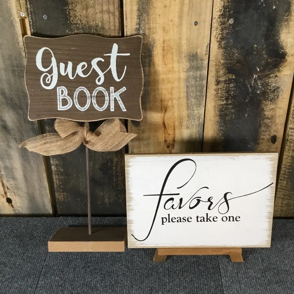 Wedding signs